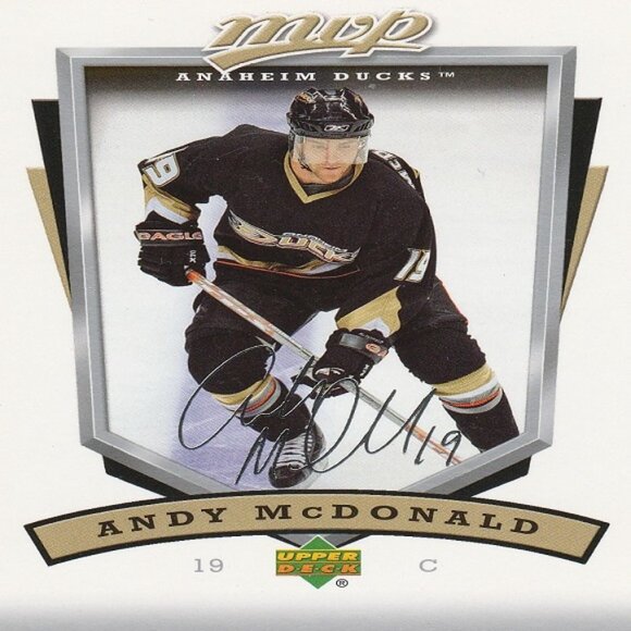 Andy McDonald Anaheim Ducks NHL Hockey Card Collection - 3 Card Set - Picture 2 of 4
